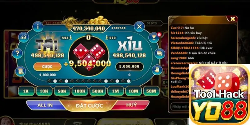 Tool hack Yo88 cho ra kết quả chính xác lên đến 85%