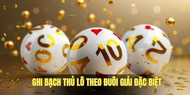Dùng đuôi giải đặc biệt để ghi bạch thủ lô